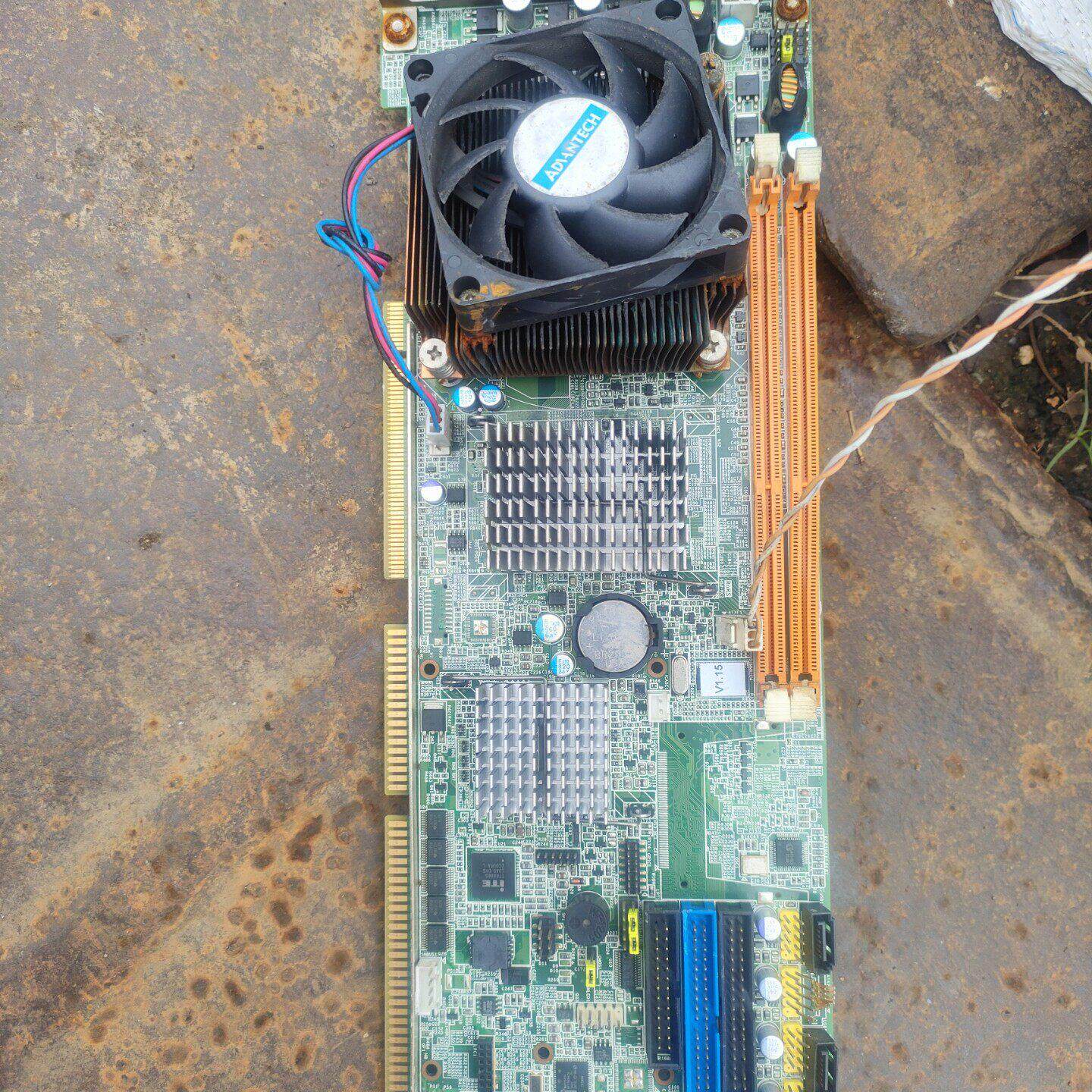 研华PCA-6011VG工控主板 带风扇 拆机件 成色看