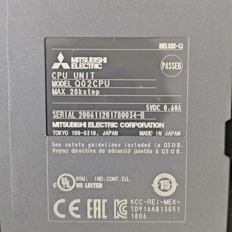 MELSEC-Q系列CPU模块 Q02CPU 日本
