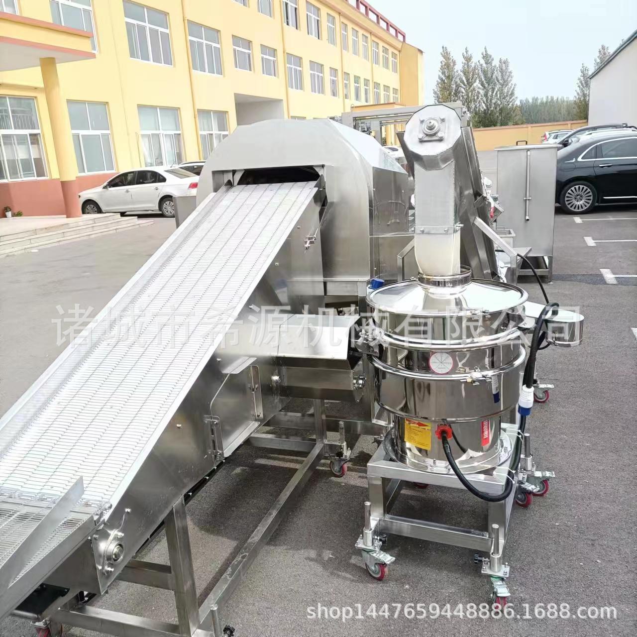 滚筒式上粉机 全自动鸡柳裹粉机 600型牛蛙块裹粉设备