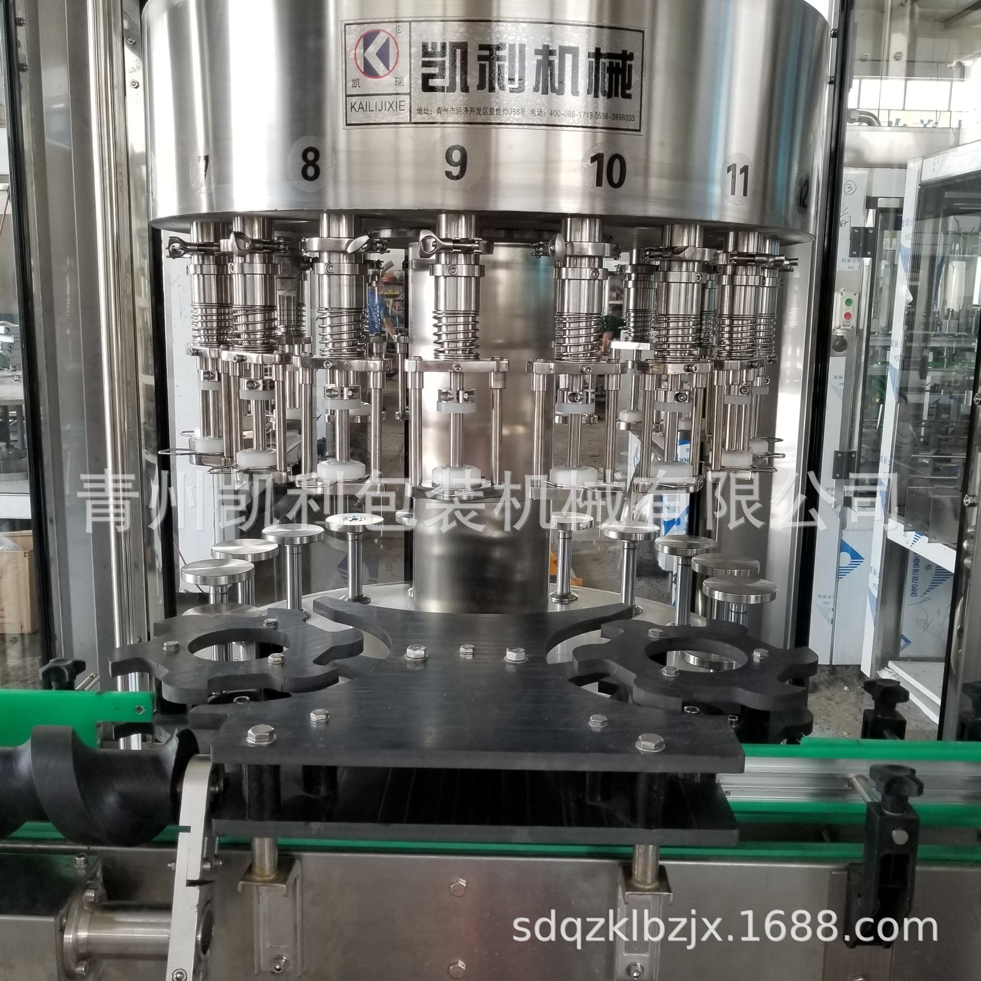 蓝莓酒灌装机 酸枣汁果酒葡萄酒负压灌装设备湖北黄酒米酒包装机