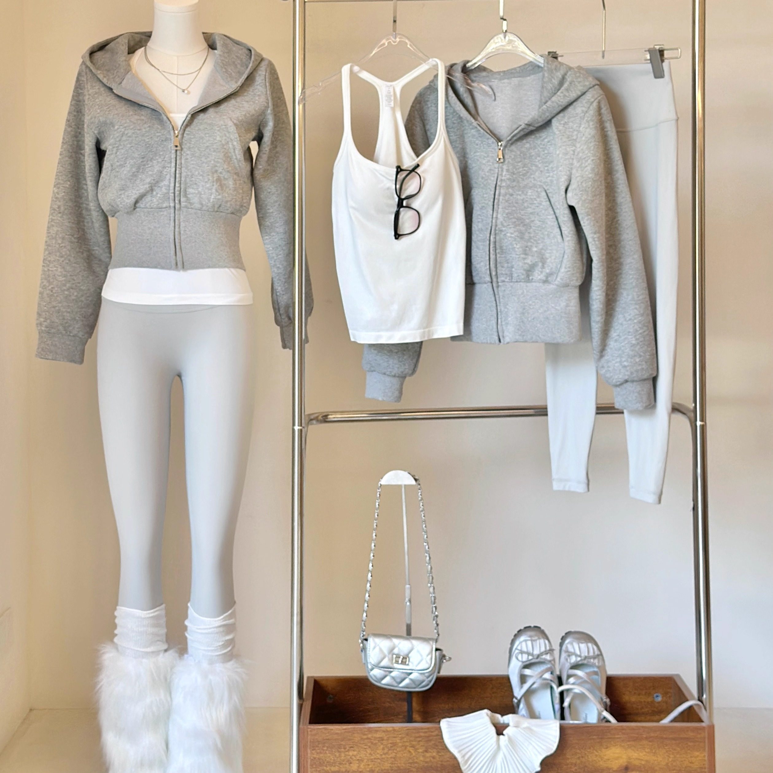 祖儿兔兔· 短款连帽卫衣白水女套装2512D3,运动/瑜伽/健身/球迷用品,瑜伽套装,淘宝优惠券,粉丝福利购,淘宝优惠卷