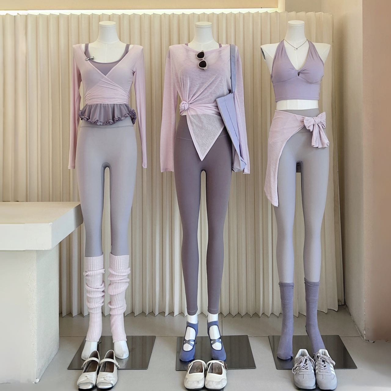 祖儿兔兔·磨毛交叉绑带罩衫蛀虫纱长袖秋冬瑜伽服套装2601D2,运动/瑜伽/健身/球迷用品,瑜伽套装,淘宝优惠券,粉丝福利购,淘宝优惠卷