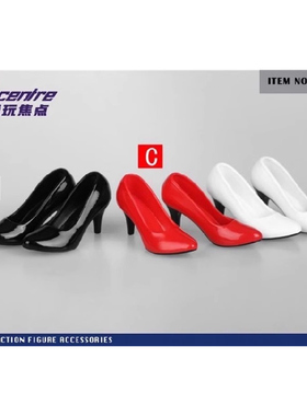 现货 Toyscentre 1/6 女兵人 TCT-013 女鞋 高跟鞋 12寸模型配件