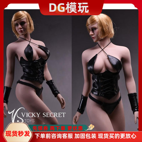 VStoys 17XG07 1/6兵人 性感皮内衣内裤 适合PHICEN包胶素体现货