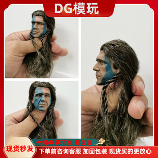 1/6 兵人 电影勇敢的心 威廉华莱士 梅尔吉布森 植发版头雕 现货