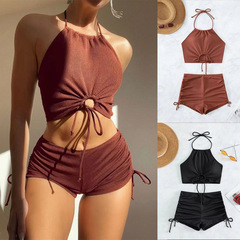 Bikini Swimsuit 2024 New High Waist Swimwear Women Push Up