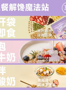 新货水果坚果麦片燕麦片100g早餐即食多口味麦片tk4