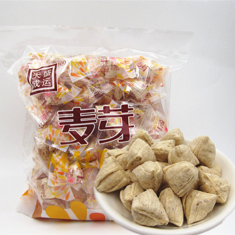 麦芽糖5斤怀旧老式手工麦牙糖块灶糖叮叮糖芝麻杆糖果500g