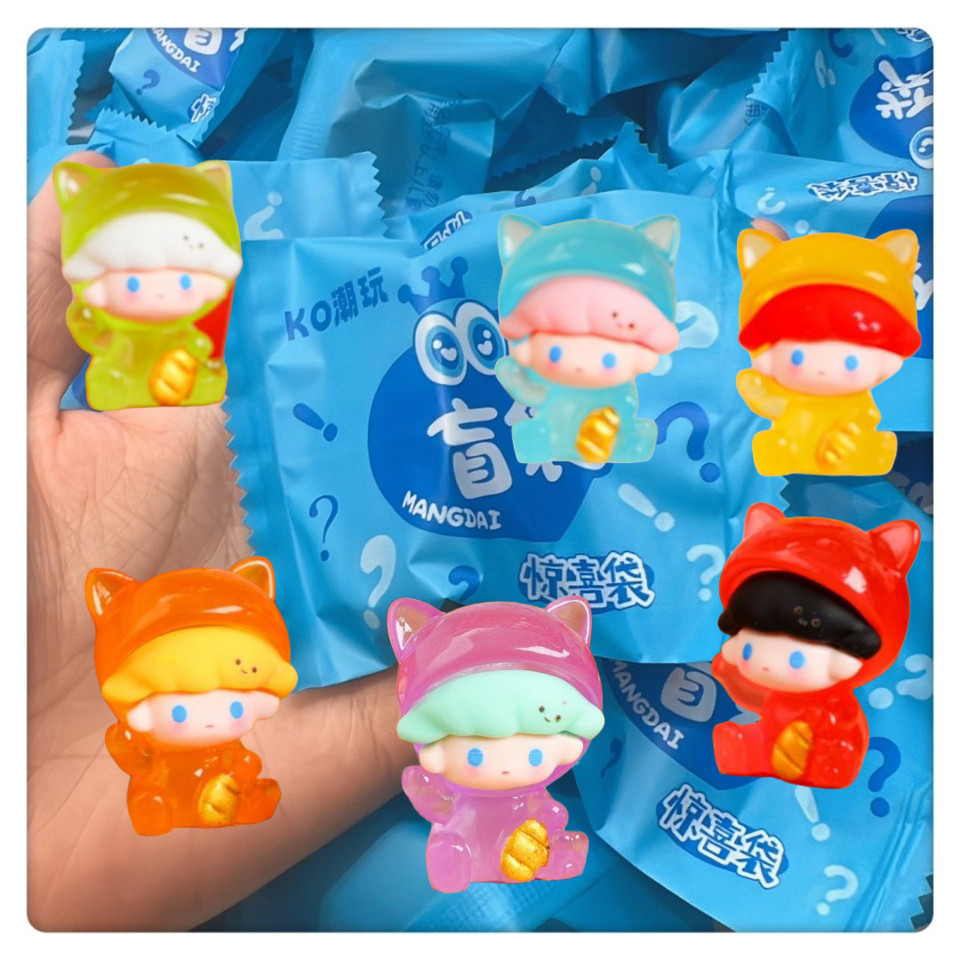 盲袋卡通树脂夜光玛特纳福公仔幼儿园礼物学生小奖品活动礼品批发