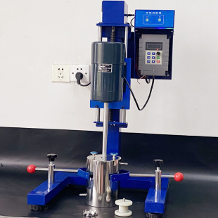 变频高速分散机打小样实验室搅拌机器乳胶漆油墨研磨分散搅拌齐威