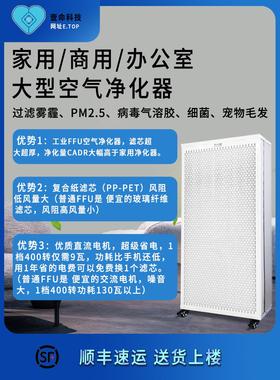 FFU大型空气净化器空气消毒机PP-PET滤芯家用商用办公防雾霾CRBox