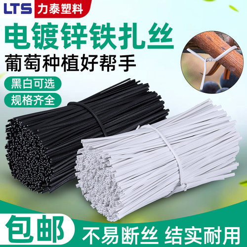电镀锌包塑铁丝葡萄扎丝花架扎条
