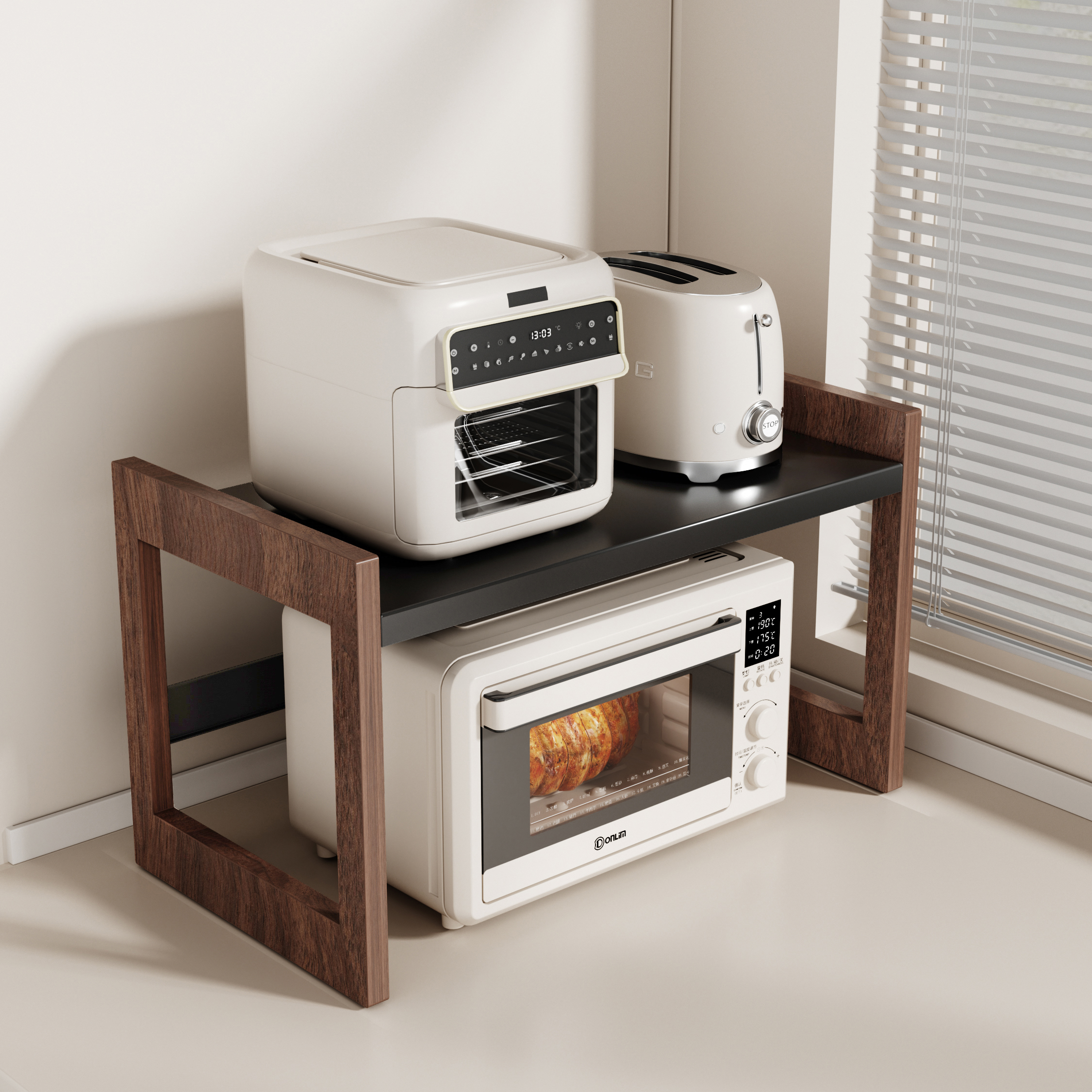 狠狠种草!这款微波炉置物架真棒