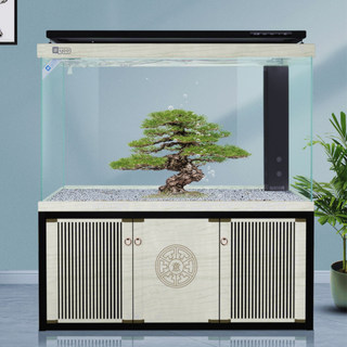 金龙红龙缸客厅大型超白玻璃水族箱家用落地底滤2米龙鱼缸免换水