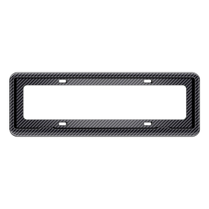 车牌边框车载车牌照框架新能源绿牌照号码保护套电动汽车碳纤维纹