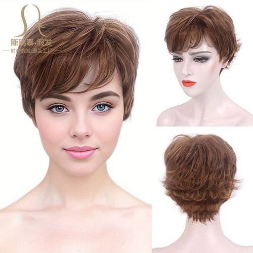 逼真深圳卡尼卡龙欧美头皮假发