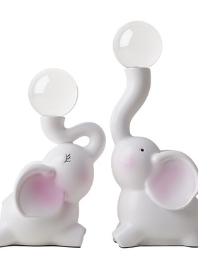 贝汉美北欧大象摆件客厅电视柜酒柜玄关家居饰品乔迁礼物跨境热采