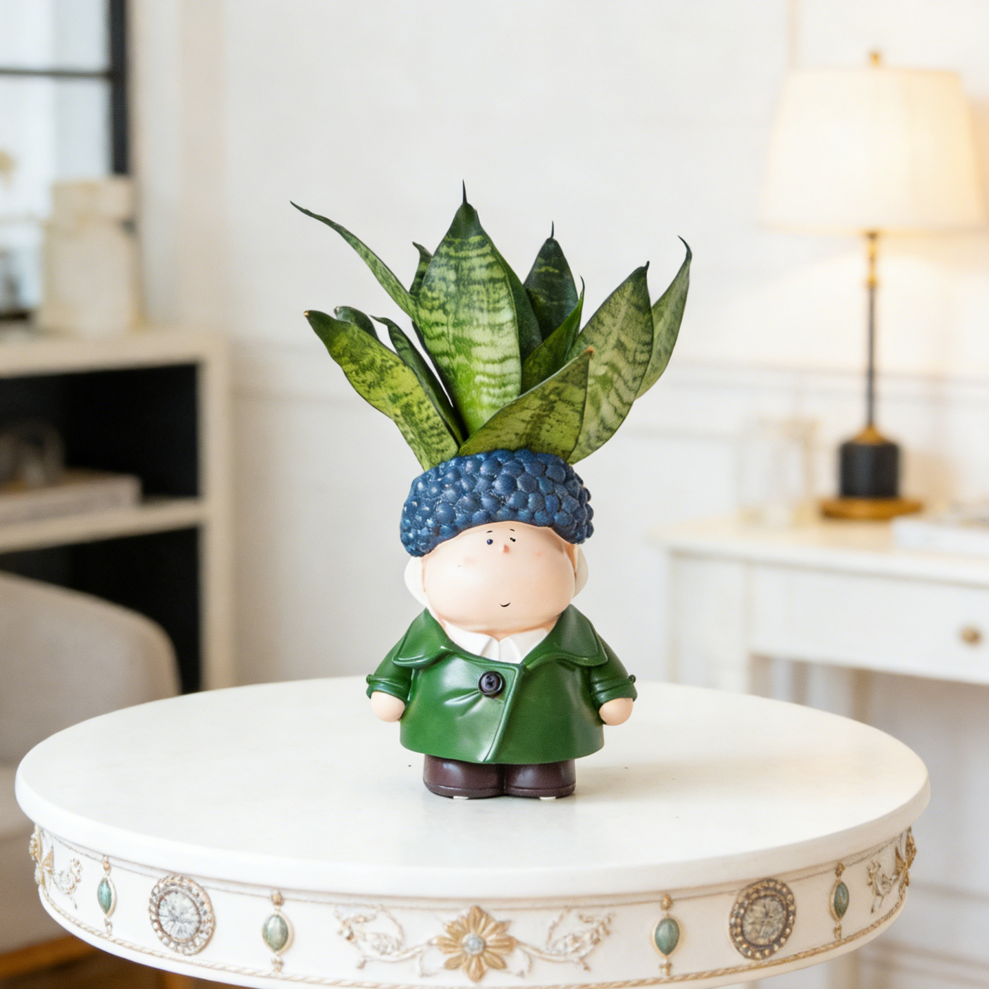 虎皮兰多肉植物办公室内桌面绿植趣味卡通小盆栽创意送人生日礼物,鲜花速递/花卉仿真/绿植园艺,绿植,淘宝优惠券,粉丝福利购,淘宝优惠卷