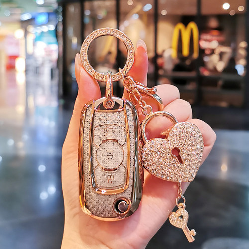 别克威朗高档钻石纹精致车钥匙套