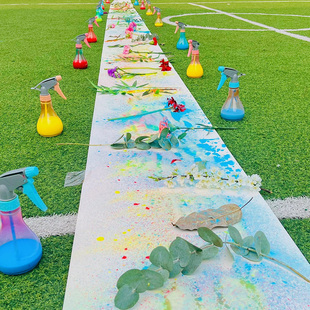 幼儿园百米画卷长卷绘画布儿童节日五一劳动节日活动涂鸦十米画布