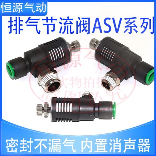 快速消声排气节流阀ASV310F-01-08S/410F-02-10S/510F-03-12S/06