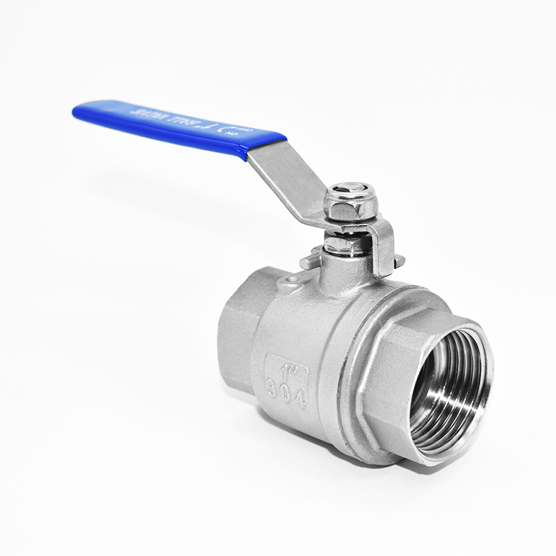 304不锈钢球阀二片式两片内螺纹内丝扣自来水管开关阀门4分6分1寸