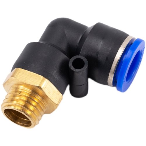 公制PL螺纹f直角模具气管气动快速插接弯头粗牙细牙M6M8M10M12水