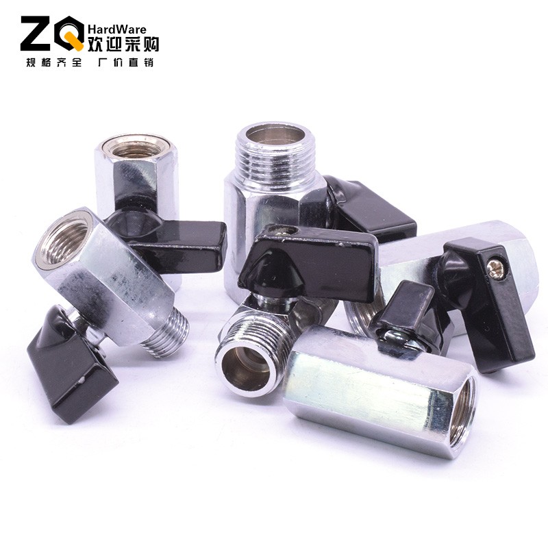 迷你球阀 内外丝球阀1/8 铜球阀 短柄球阀微型小球阀1分2分3分4分