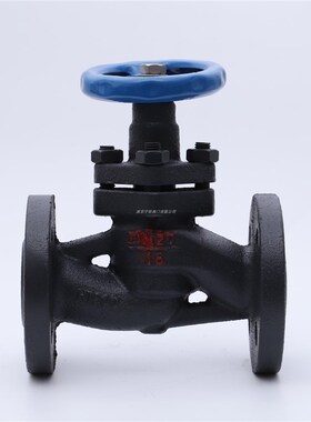 锅炉用高温法兰丝扣柱塞阀黑色截止阀U41S-16 DN1520 25 32 40 50