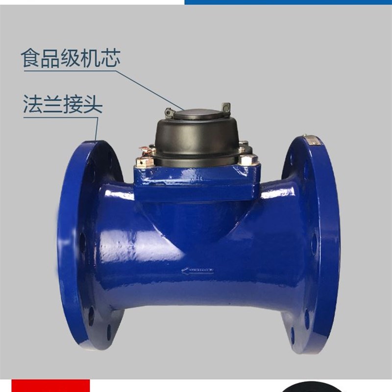法兰水表dn100/150/80/50浪花连云港可拆卸自来水家用国标水车表