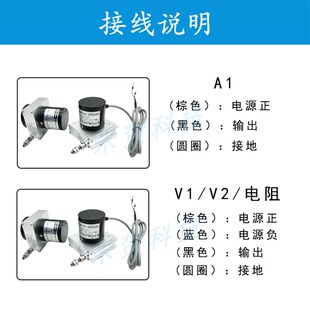 MPS拉绳位移传感器 拉线式高精度闸门开度仪 拉线编码器 电位计