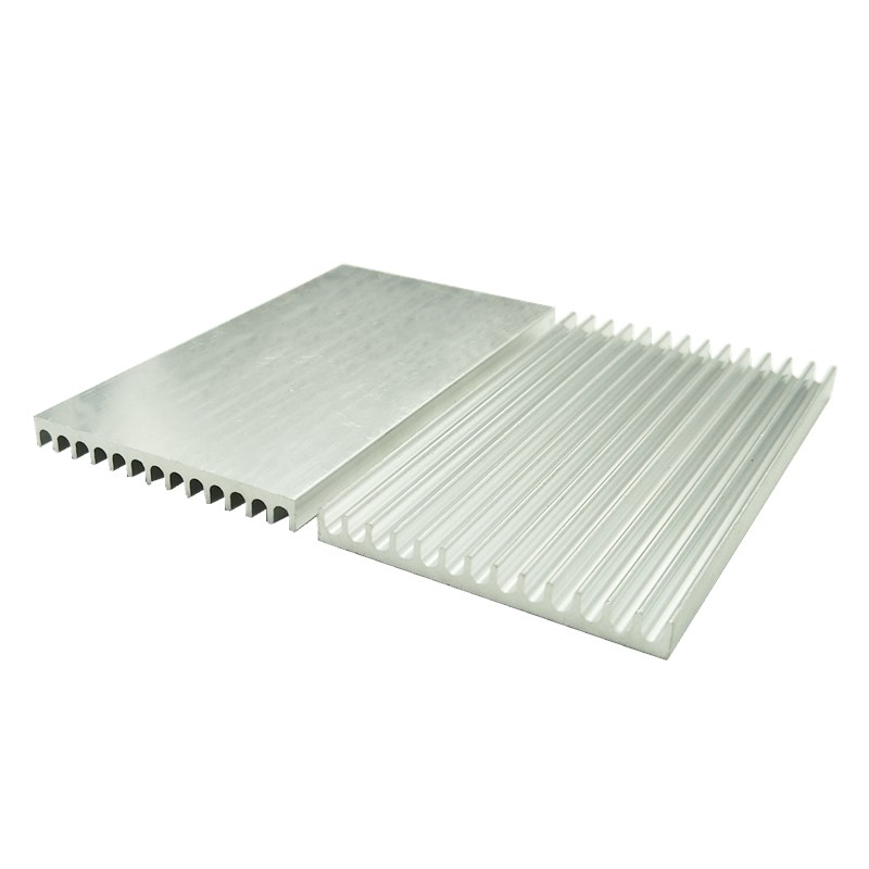 电子元器件散热块  优质铝散热器 铝条 超薄铝型材导热片100*55*6