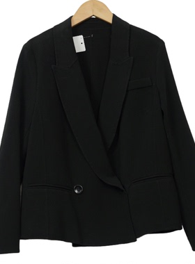 【CMM】A5牌精选女装秋冬新款高端轻奢定制韩版女黑色西服-1301