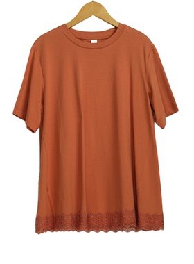 【佗寂】A1装新款高端洋气通勤气质橙色上衣-1E082