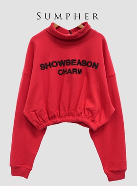 【广州杰哥Jack】Sumpher演出家专柜新款高端气质红色卫衣-2712