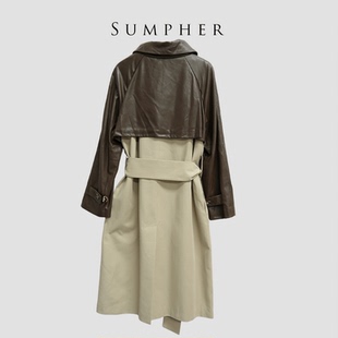 高端气质卡其色风衣 Sumpher卓家专柜时尚 3508 广州杰哥Jack