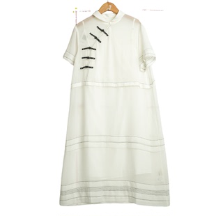 高端洋气通勤气质白色连衣裙 新款 A2装 2L255 佗寂