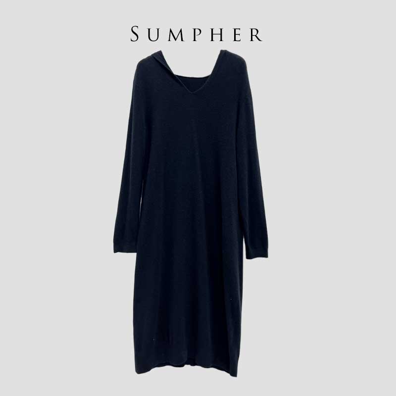 【广州杰哥Jack】Sumpher哥文家专柜新款时尚黑色连衣裙-38060