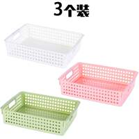 Desktop file storage basket, rectangular storage basket for kindergartens, plastic storage box for sundries, toy storage frame thumbnail 7