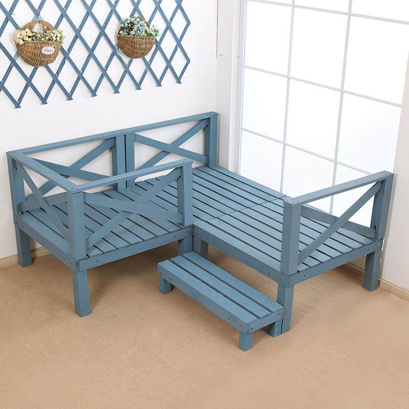 户外防腐木平台室外露天花园加高地台庭院地板露台木板阳台榻榻米