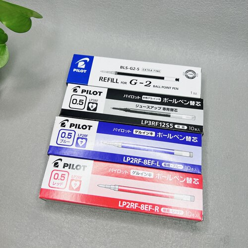 日本百乐Polot笔芯果汁笔芯专用替换芯0.5mm/10支学生考试刷题笔