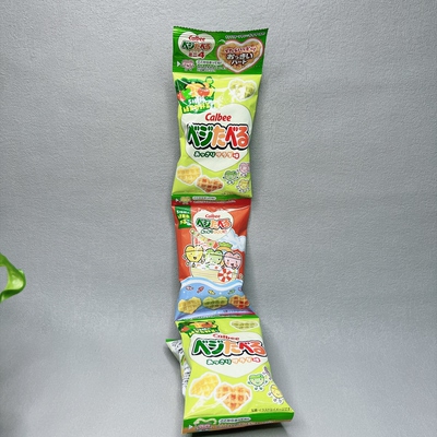临期特价 蔬菜沙拉味心形咸脆10g*4连包膨化食品网红休闲零食