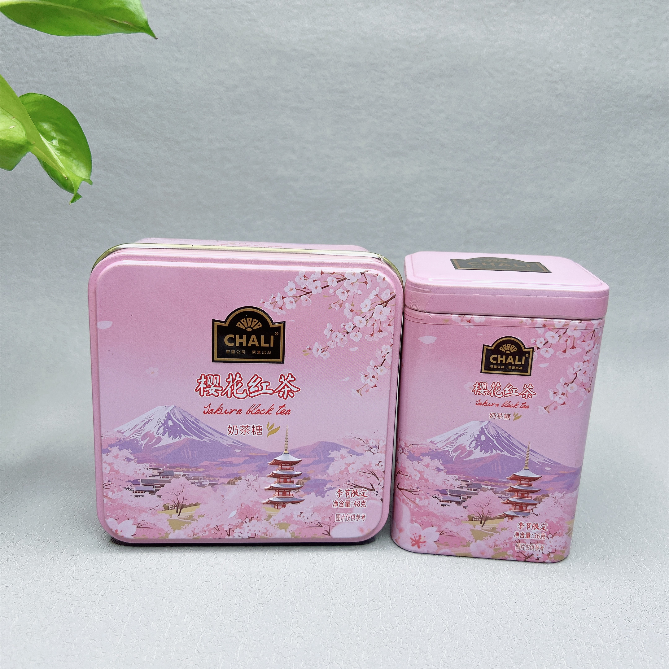 临期 季节限定樱花红茶奶茶糖36g铁盒休闲零食糖果喜糖伴手礼