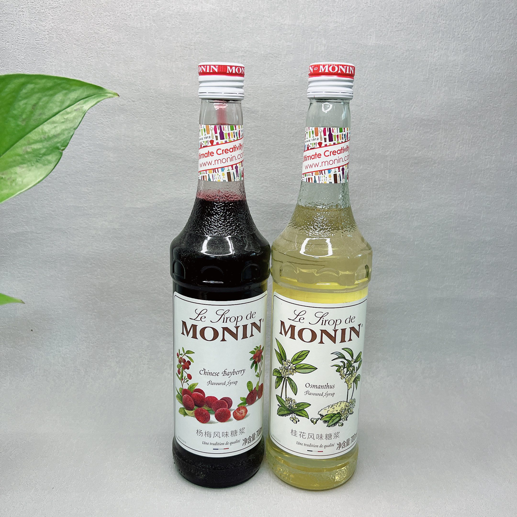 临期 杨梅桂花风味金酒调味糖浆700ml咖啡奶茶烘焙甜品调酒调味品