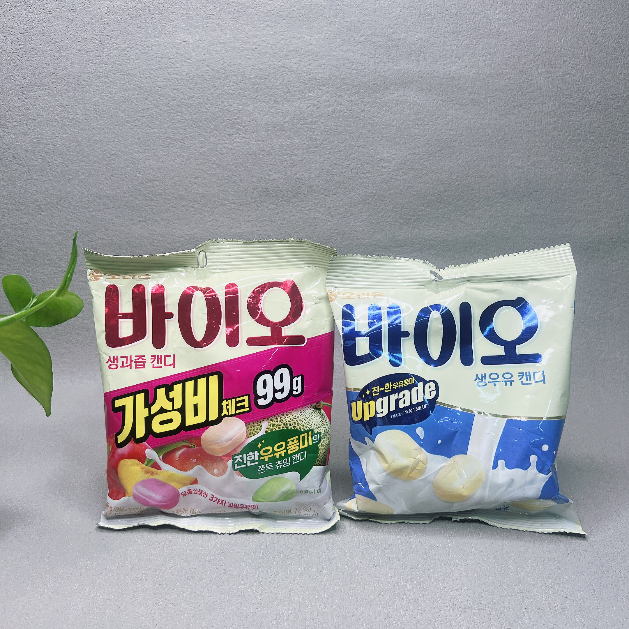 临期特价 韩国进口软糖水果味牛奶味软糖99g网红休闲零食糖果