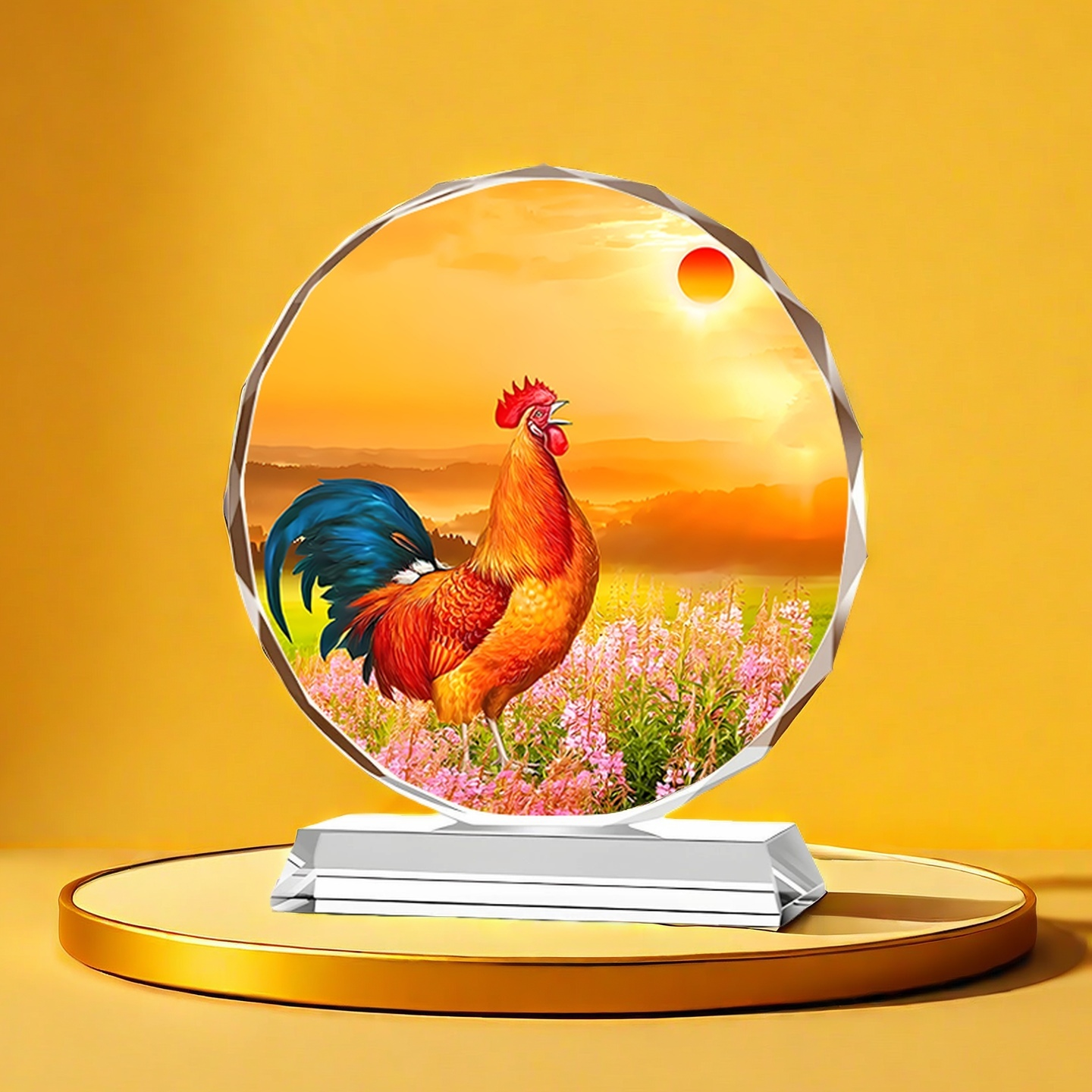 金鸡报晓桌面摆件招财进宝桌面装饰品公司店铺摆件客厅乔迁送礼,家居饰品,桌面摆件,淘宝优惠券,粉丝福利购,淘宝优惠卷