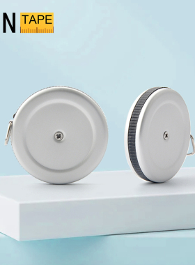 wintape不锈钢银色2米便携式高档小卷尺量衣尺三围尺自动回弹尺子