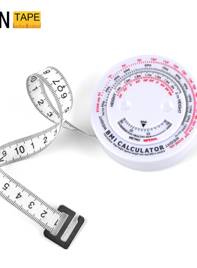 wintape多功能BMI卷尺健身减肥用健康指数尺三围尺量腰围胸围臀围