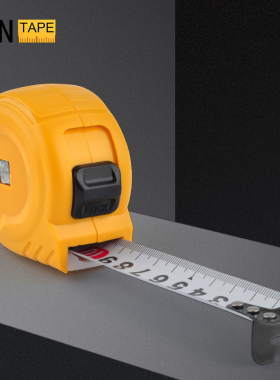 wintape卷尺5米钢尺子高精度随身小卷尺测量测绘工地家用自锁盒尺