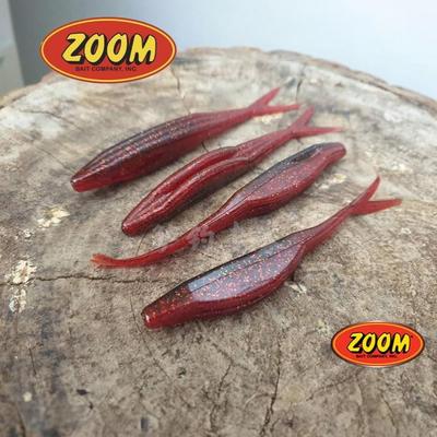 美国ZOOM经典软体抽停Super Fluke路亚软饵叉尾鱼soft jerkbait
